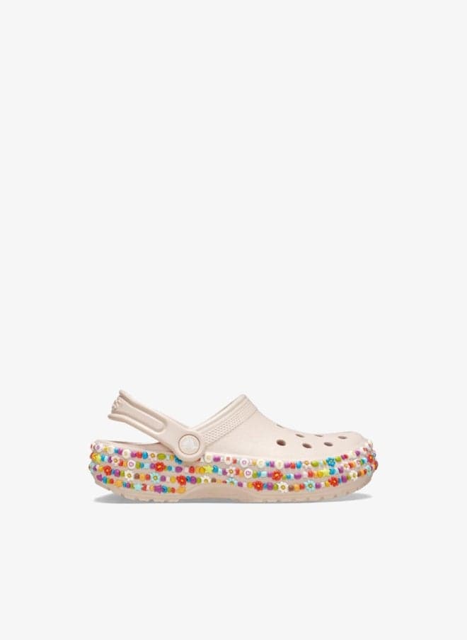 Toddler Beaded Band Classic Clogs - Image 1