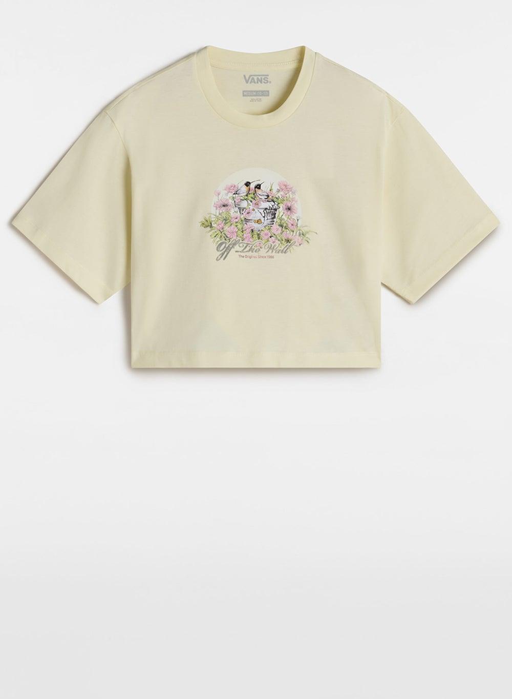 Kids Birdsong Cropped Relaxed Fit T-Shirt - Image 1