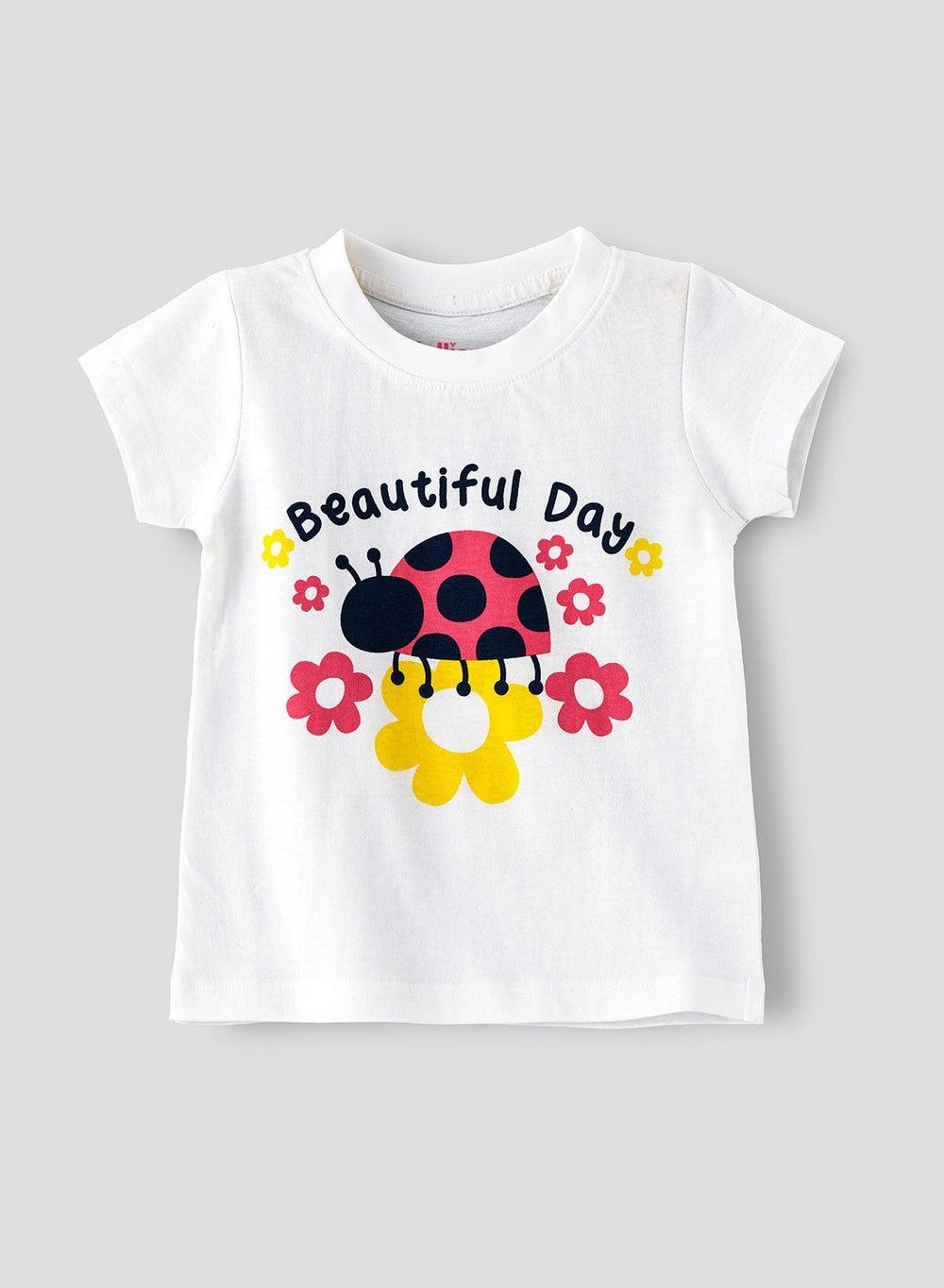 Basic Round Neck Graphic Baby T-Shirt - Image 1