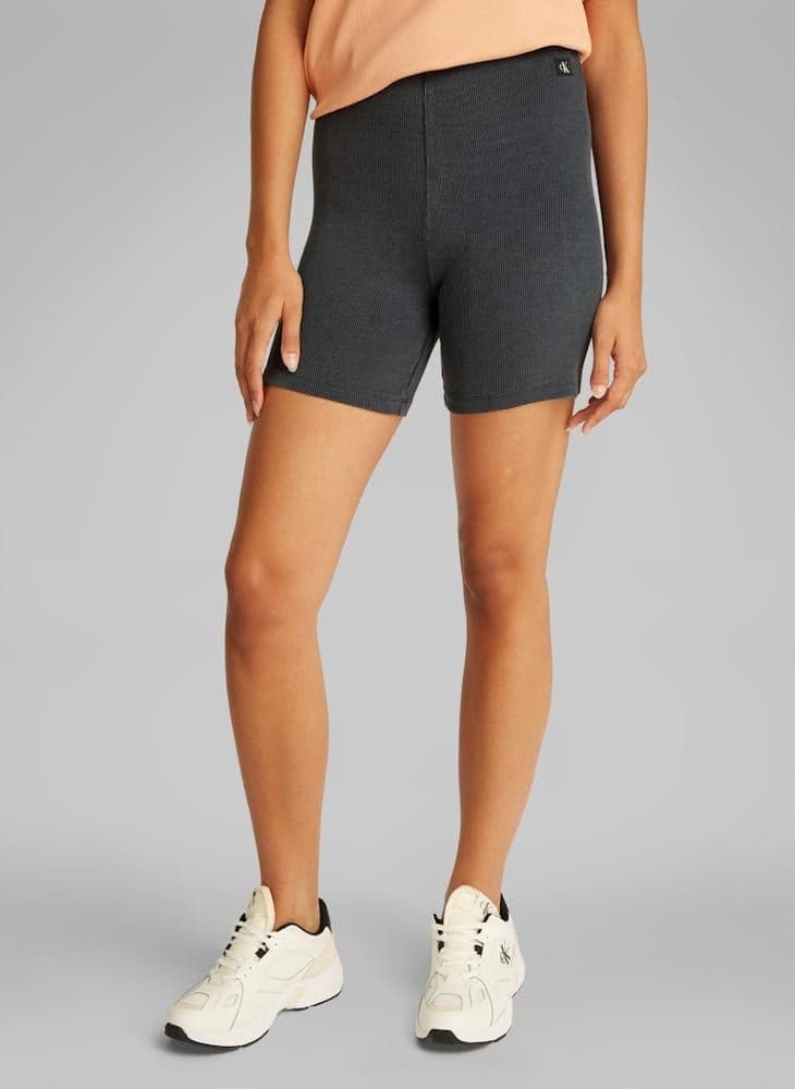 High Waist Ribbed Shorts – Sculpted Summer Fit - Image 1