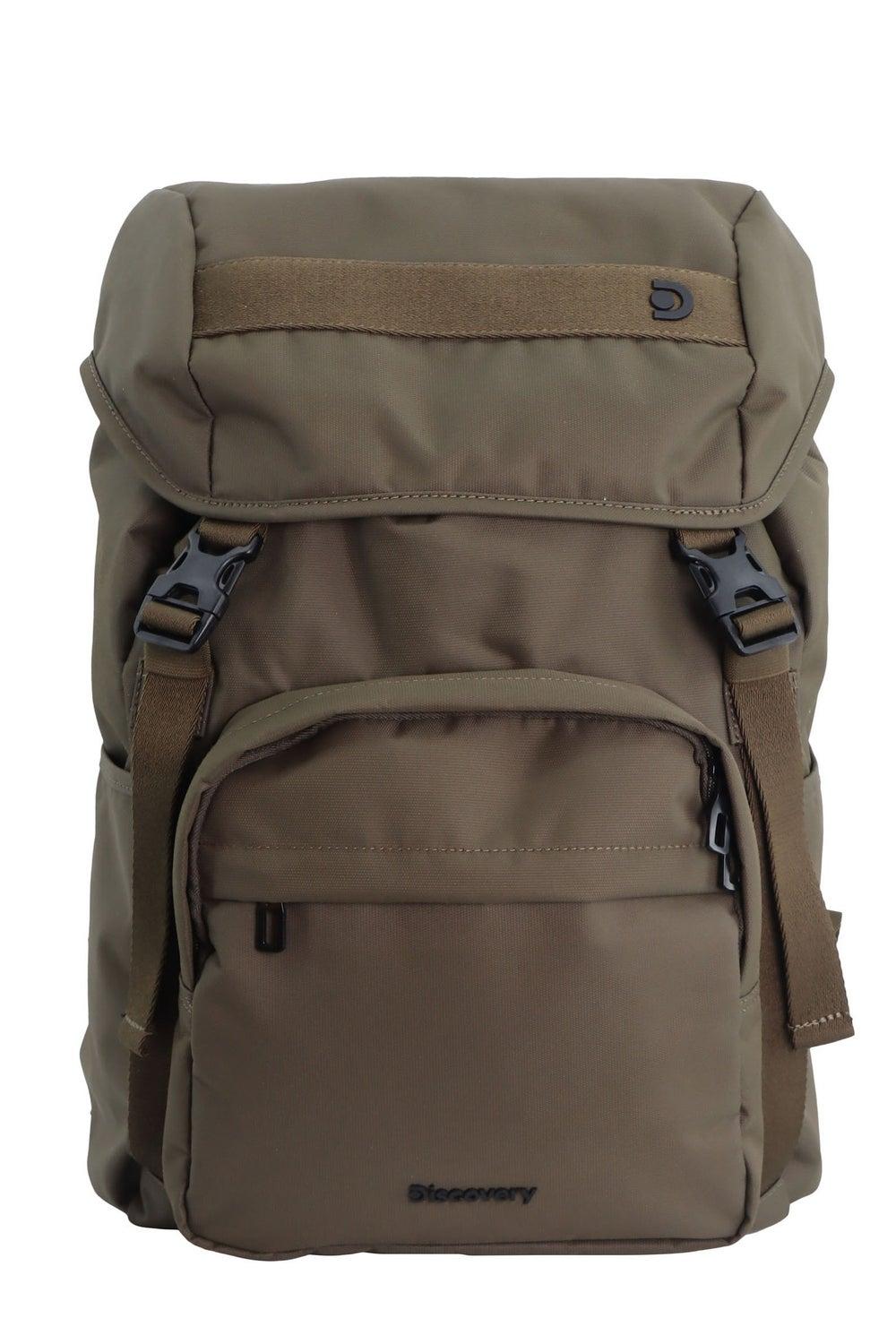 Discovery Downtown 26L Khaki RPET Travel Laptop Backpack - Image 1