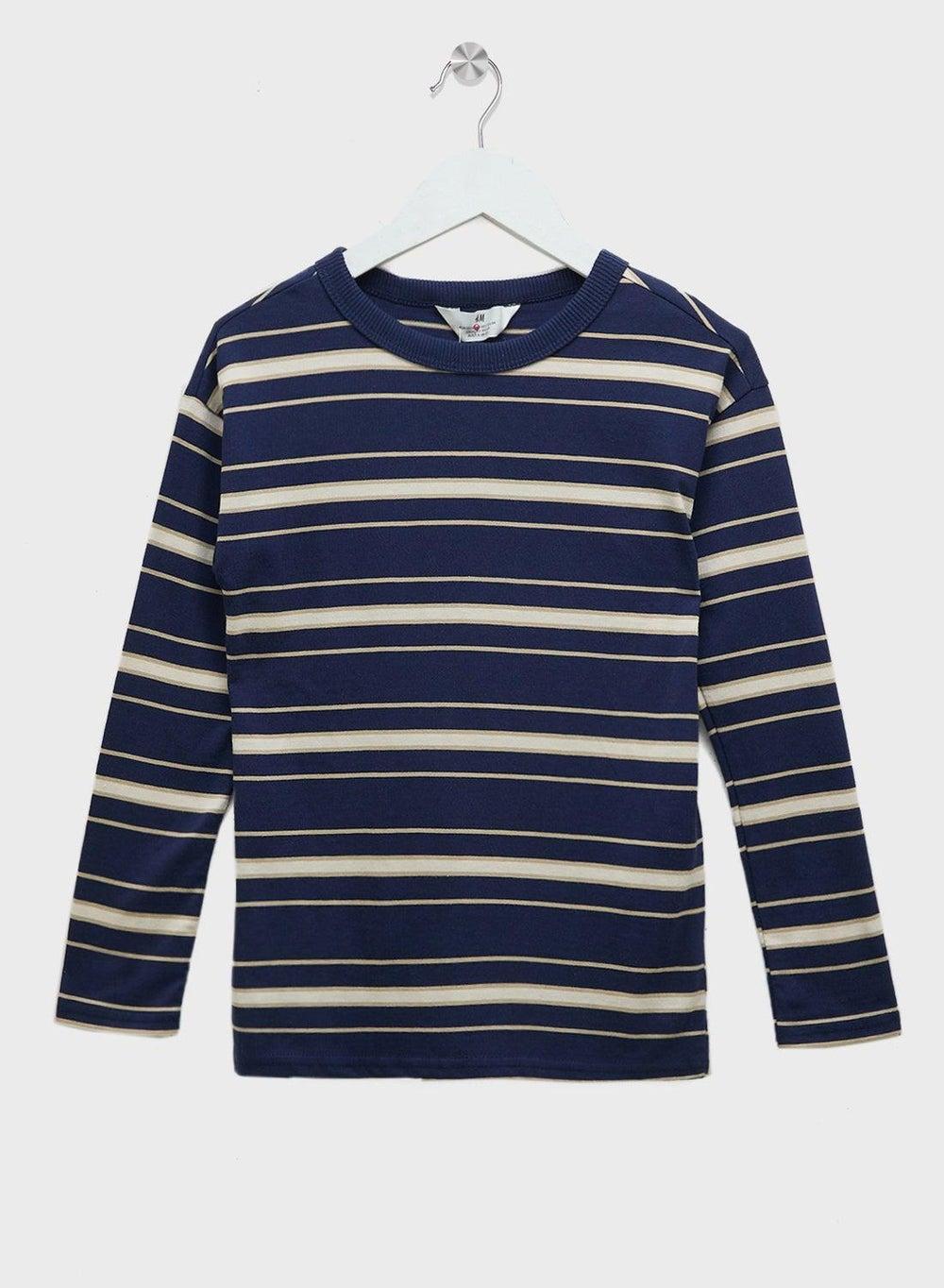 Boys Long-Sleeve Cotton T-Shirt - Image 1