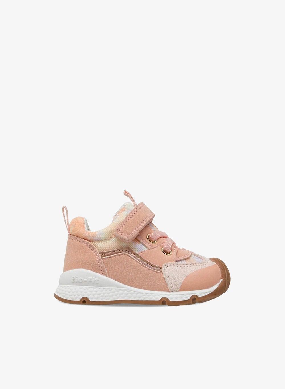 Panelled Toddler Sneakers with Hook and Loop Closure - Image 1