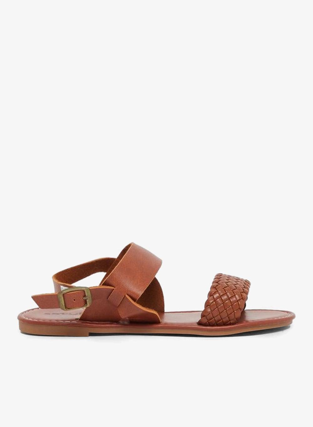 Braided Slingback Flat Sandals for Effortless Chic - Image 1