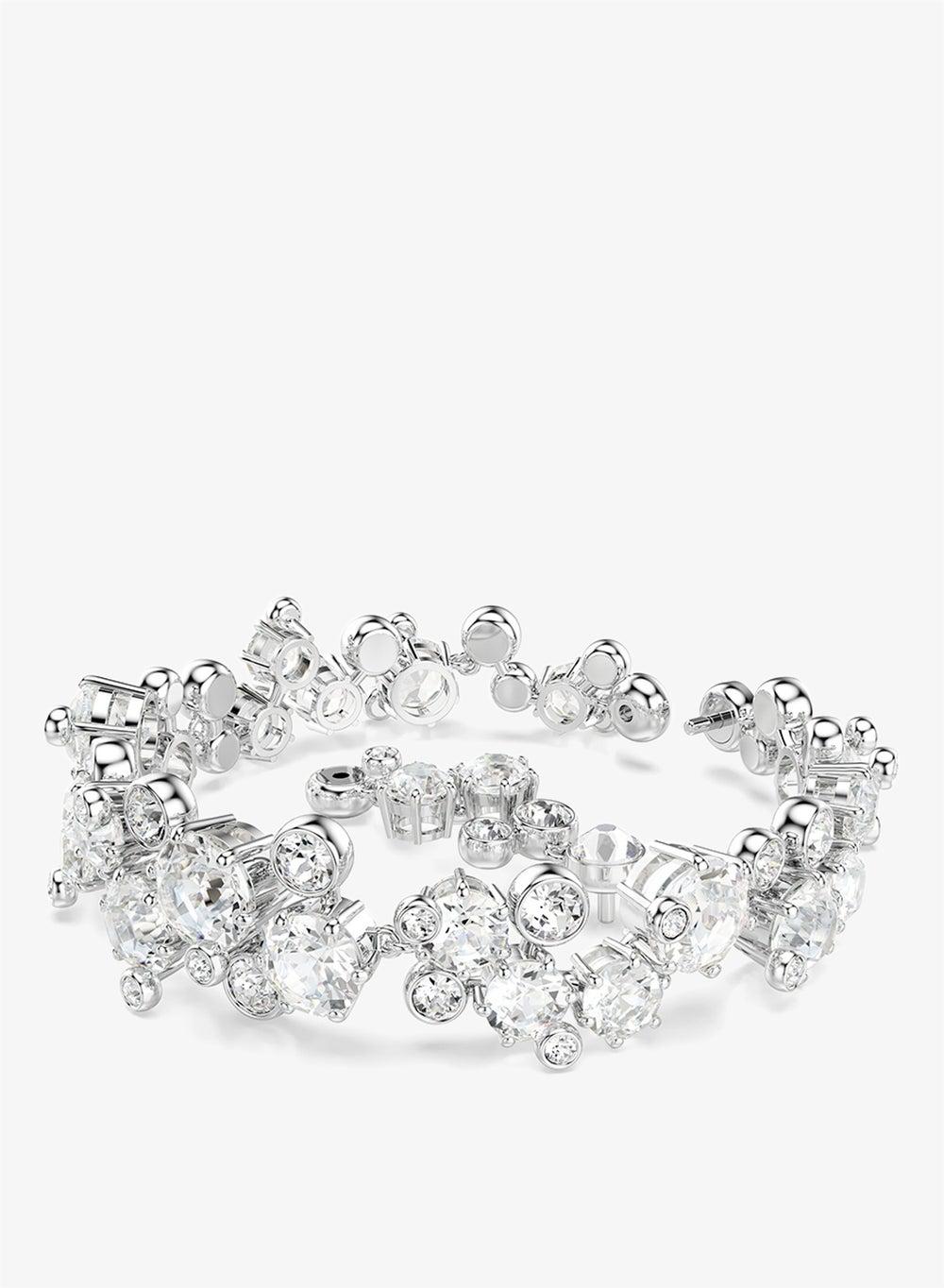 Constella Crystal Rhodium-Plated Bracelet - Image 1