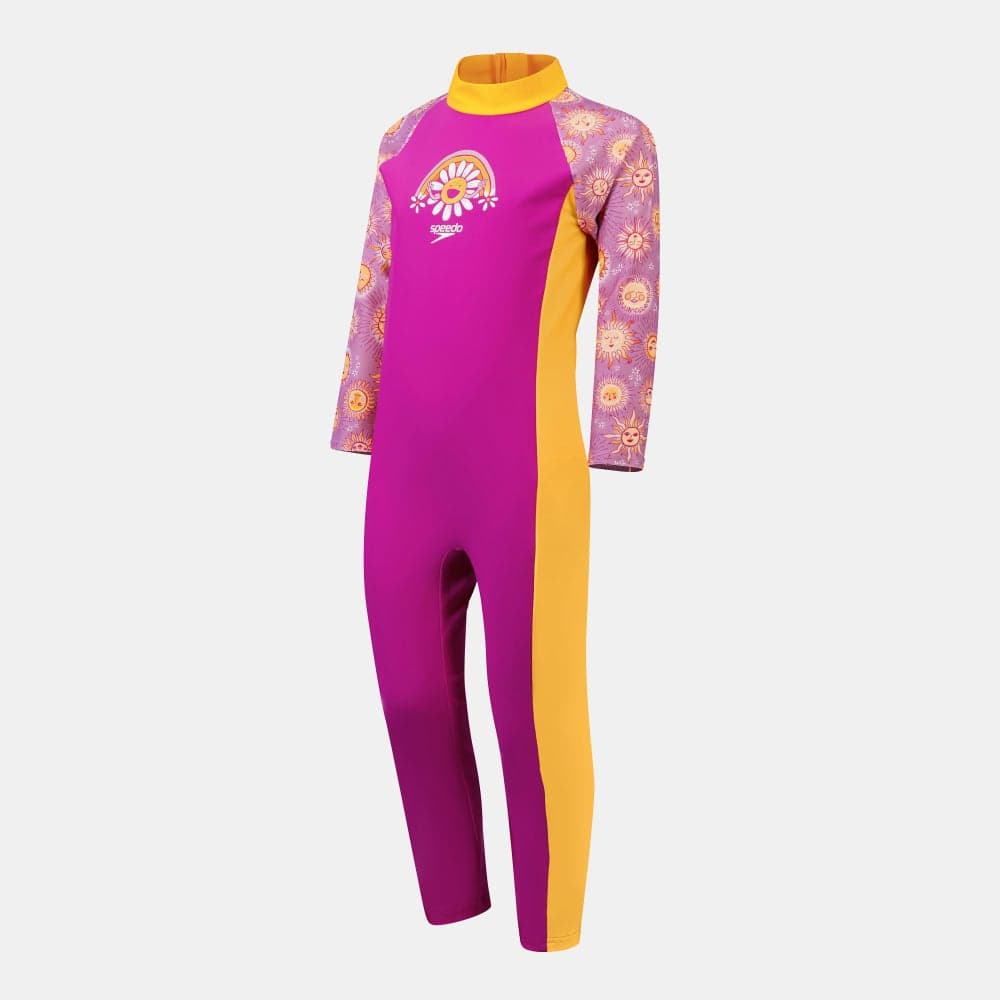 Kids' Printed All-In-One Sun Swimsuit - Image 1