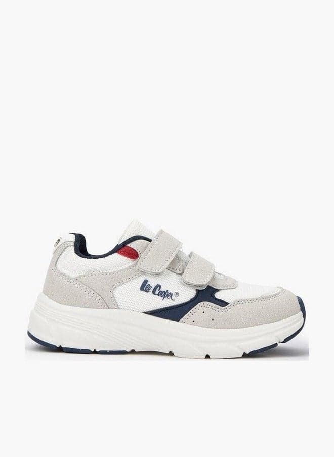 Boys' Colourblock Hook-and-Loop Sneakers - Image 1