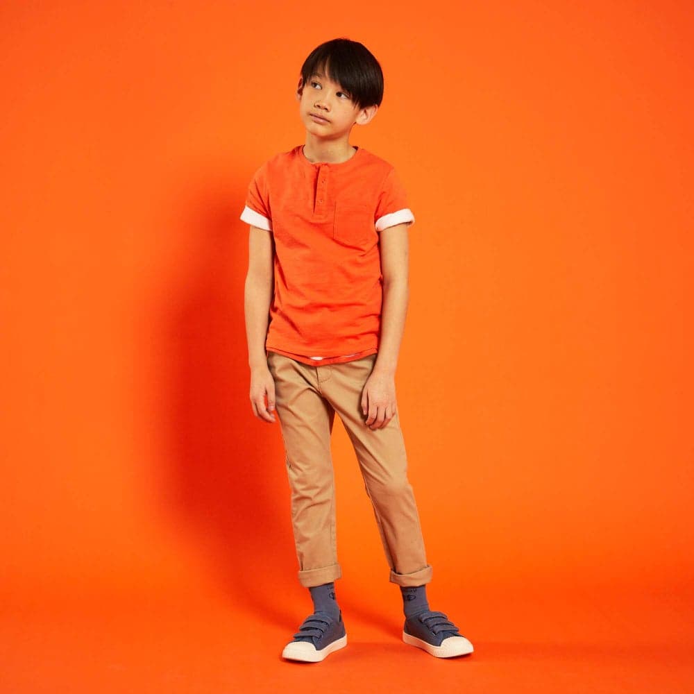 Beige Chinos for Boys - Image 1