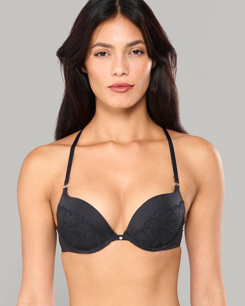 La Senza Sexy Gel Plunge Bra with Lace Support - Image 1