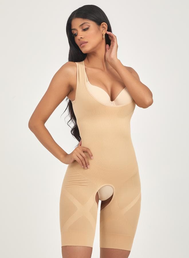 Mid-Thigh Body Slimmer Shapewear Shorts - Image 1