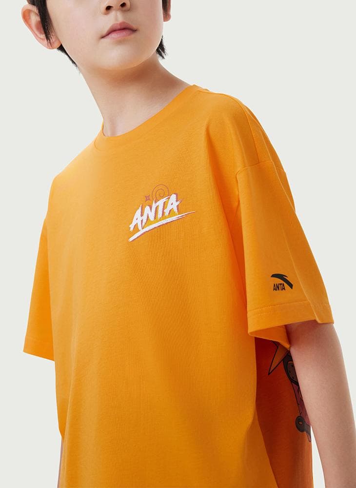 Kids 100% Cotton T-Shirt - Naruto Spirit - Image 1