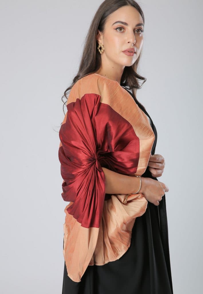 Frill Flower Shoulder Abaya – Elegant Statement Silhouette - Image 1