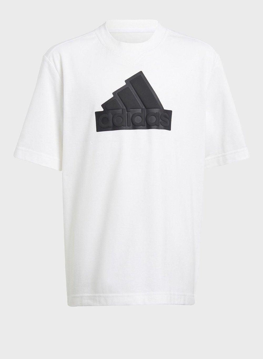 U Fi Logo T White Training T-Shirt 7-8Y - Image 1