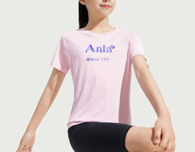 Kids Breathable Sports T-Shirt Short Sleeve Running Tee - Image 1