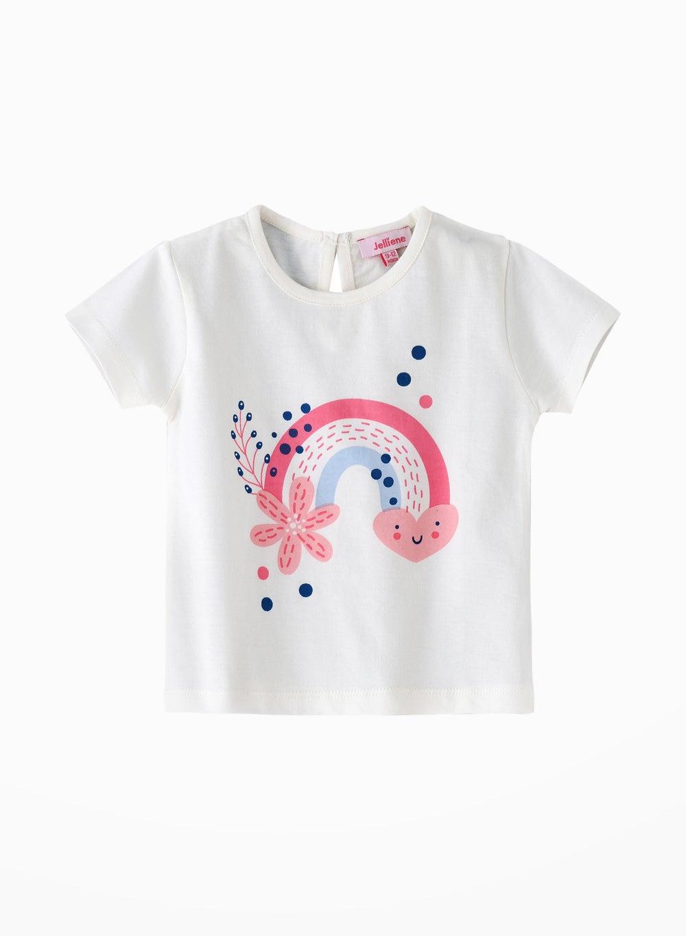 Sunshine Squad Girls Cotton Tees Summer Playwear - Image 1