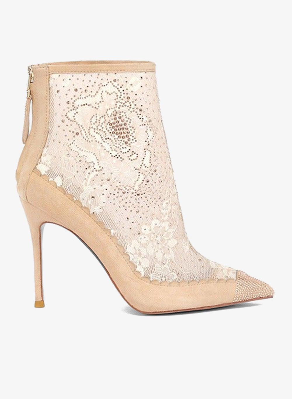 Halycon Refined Leather Ankle Boots - Image 1