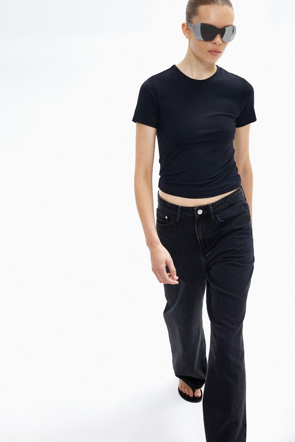 Petite Wide Ultra High Waist Jeans - Image 1