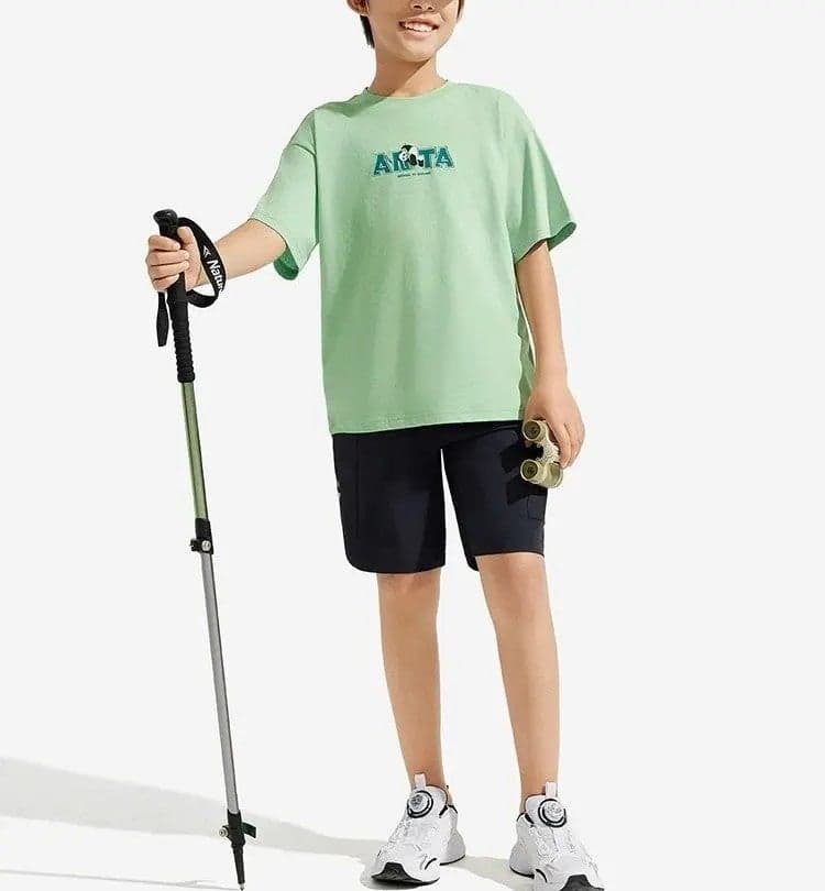 Kids Panda Tee Cotton Outdoor T-Shirt - Image 1