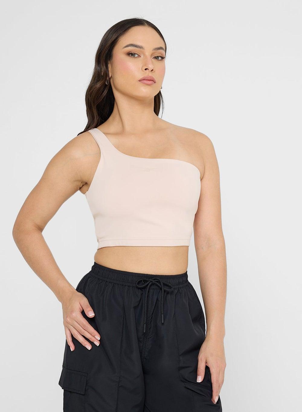 Addison Asymmetric Yoga Tank – Lightweight Performance Fit - Image 1