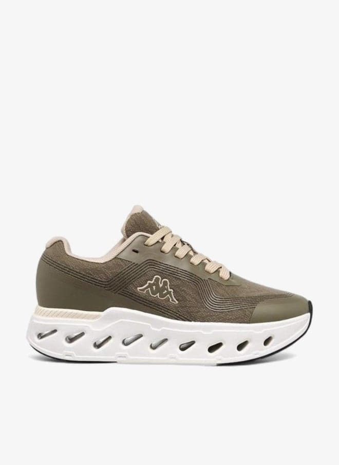 Striped Lace-Up Women's Breathable Performance Sneakers - Image 1