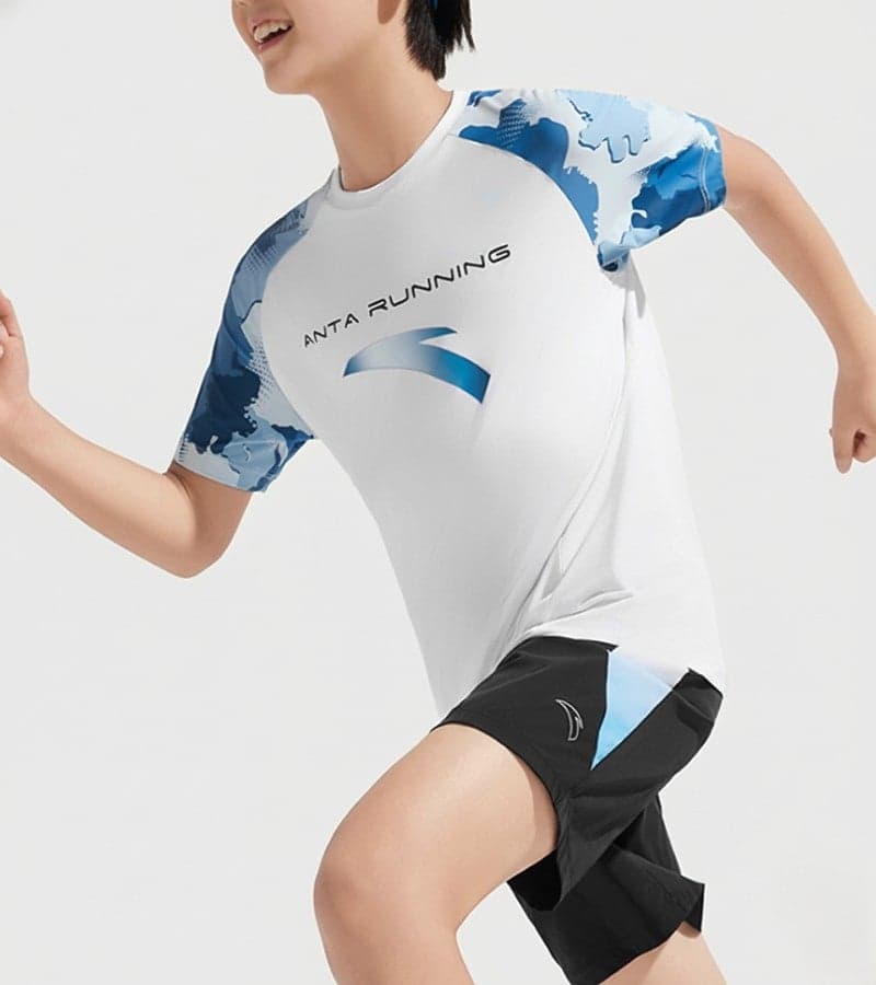 Kids FlexAir Running Tee – Quick-Dry Stretch Sports Shirt - Image 1