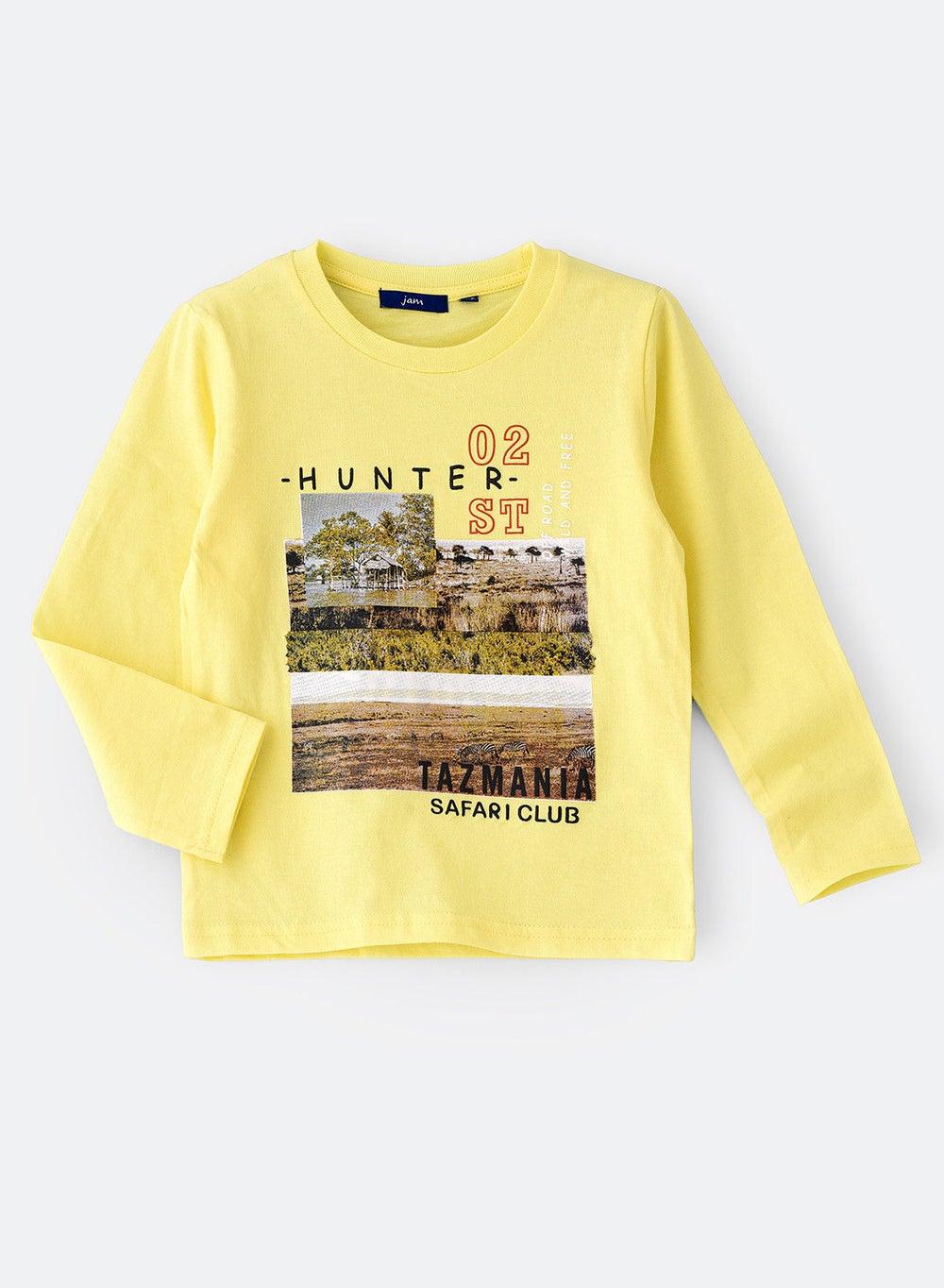Boys Printed Knit T-Shirt - Image 1