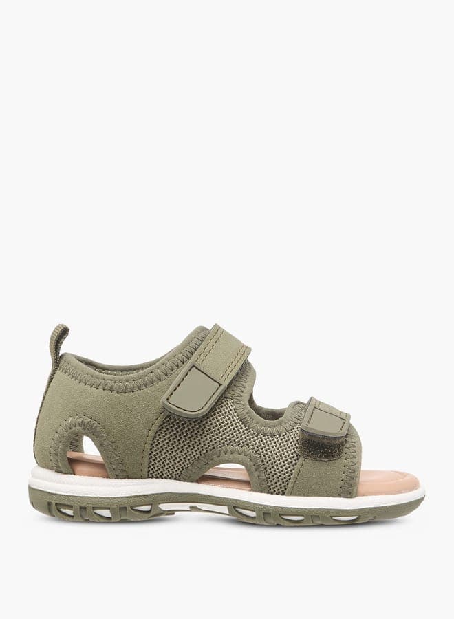 Boys Textured Floaters with Hook and Loop Closure - Image 1