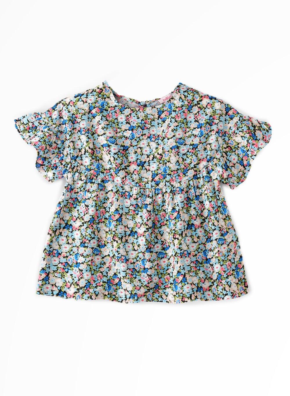 Blooming Beauty Girls' Breezy Viscose Blouse - Image 1