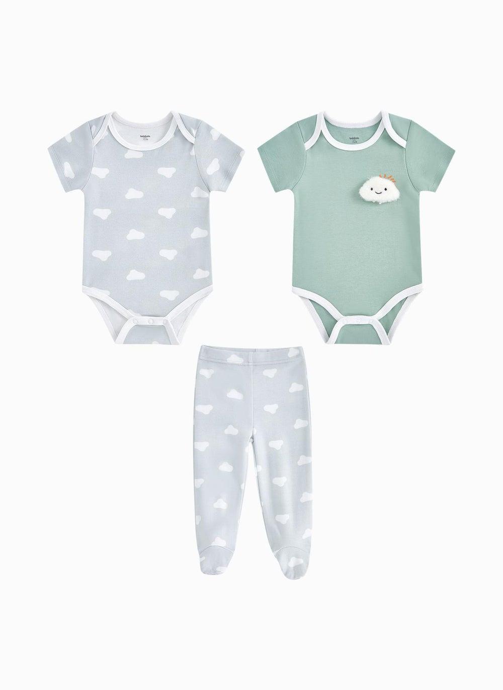 Baby Unisex Soft Cotton Underwear Suit Set - Image 1