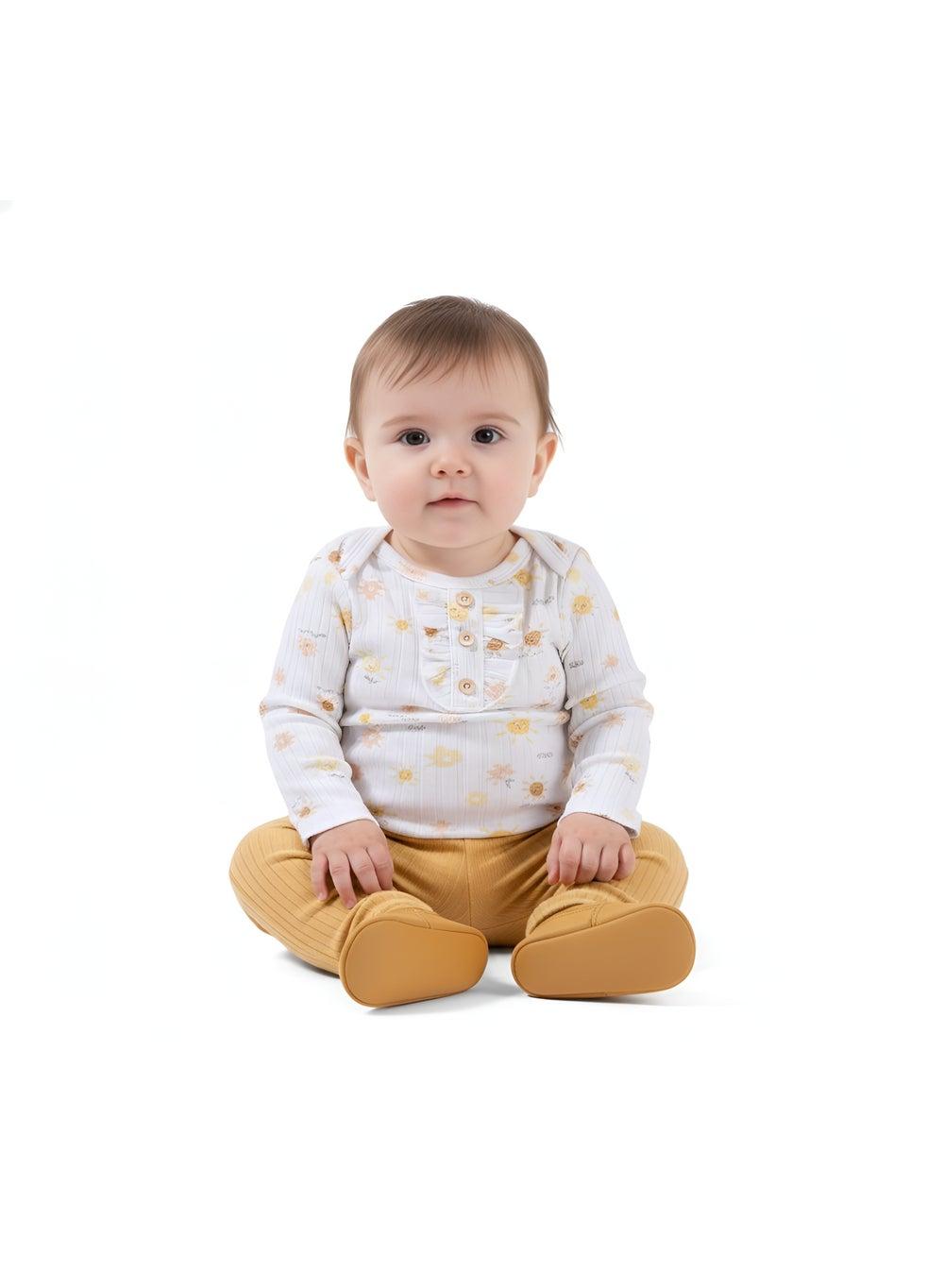 Bambimici Anaya Sun Print Long Sleeve Baby Set - Image 1