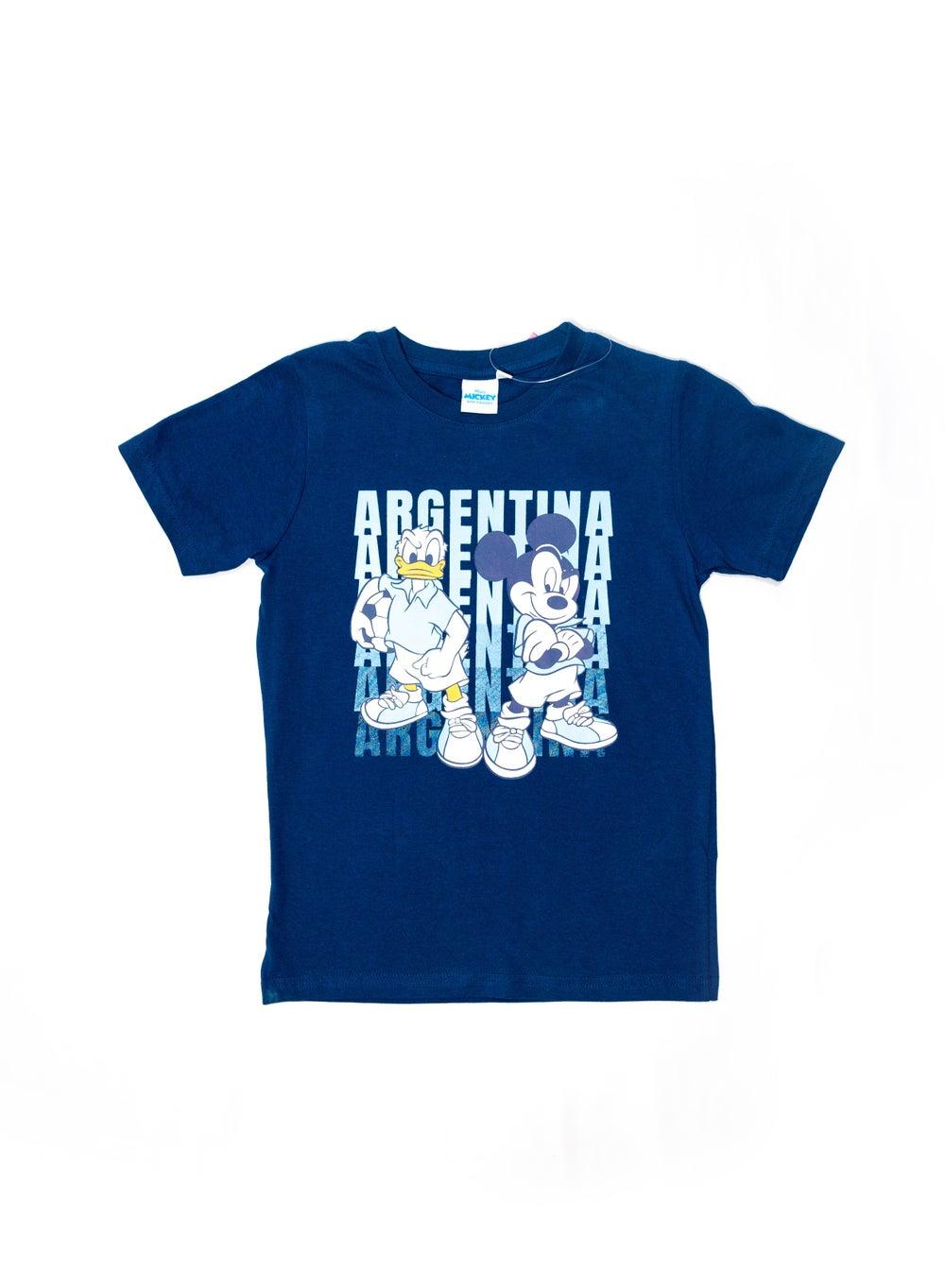 Mickey Mouse Boys Argentina Graphic T-Shirt - Image 1