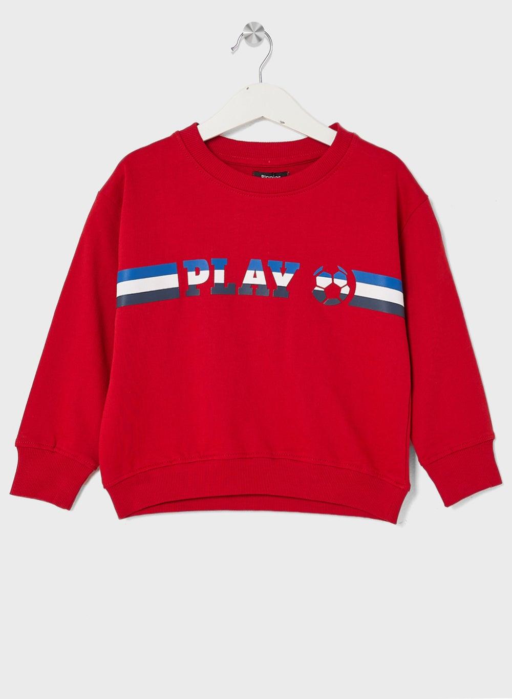 Boys Cotton French Terry Graphic Sweatshirt - Image 1