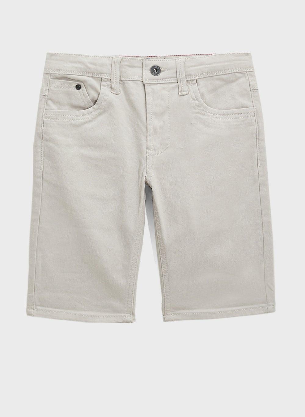 Boys Chino Shorts Adjustable Waist Classic Fit - Image 1