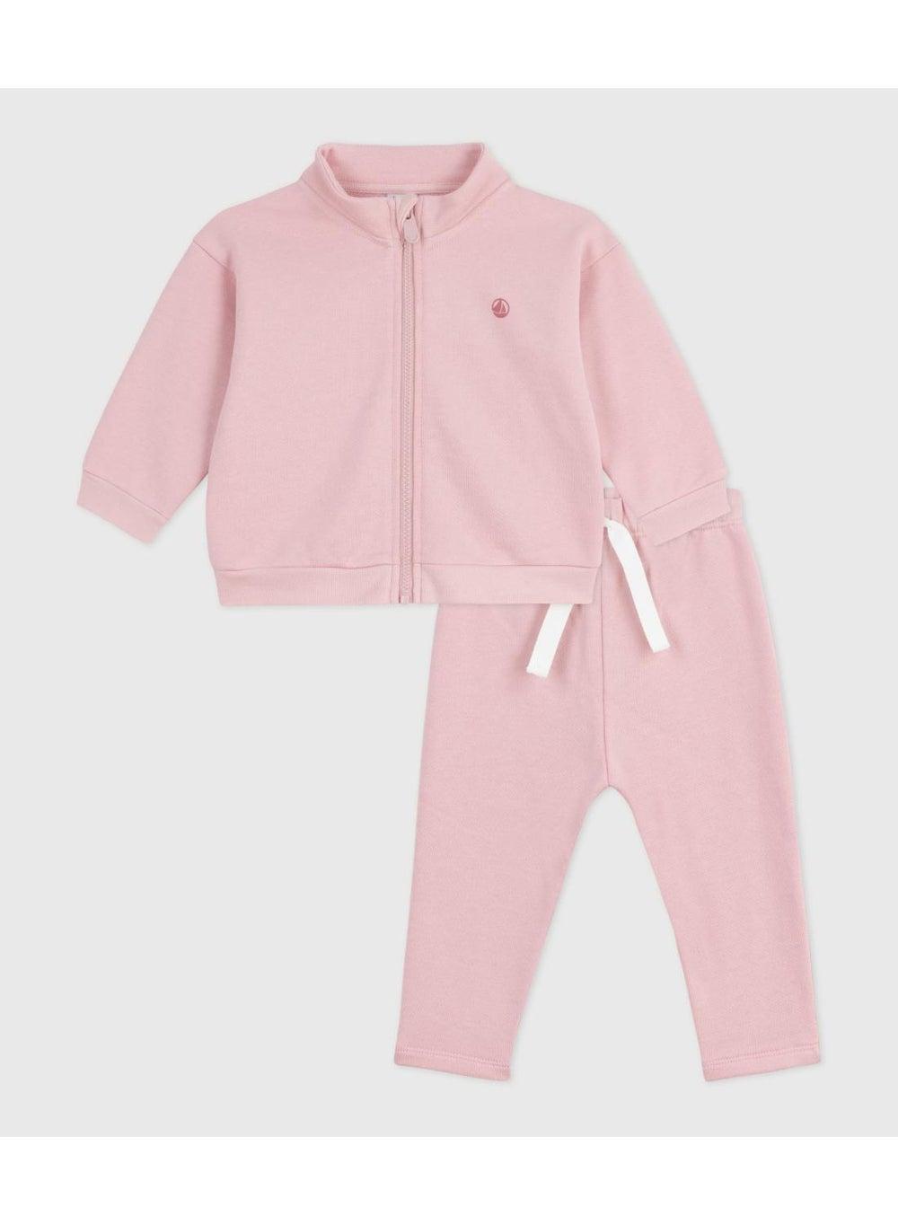 Baby Cotton Fleece Sweatshirt and Trousers Set - Image 1