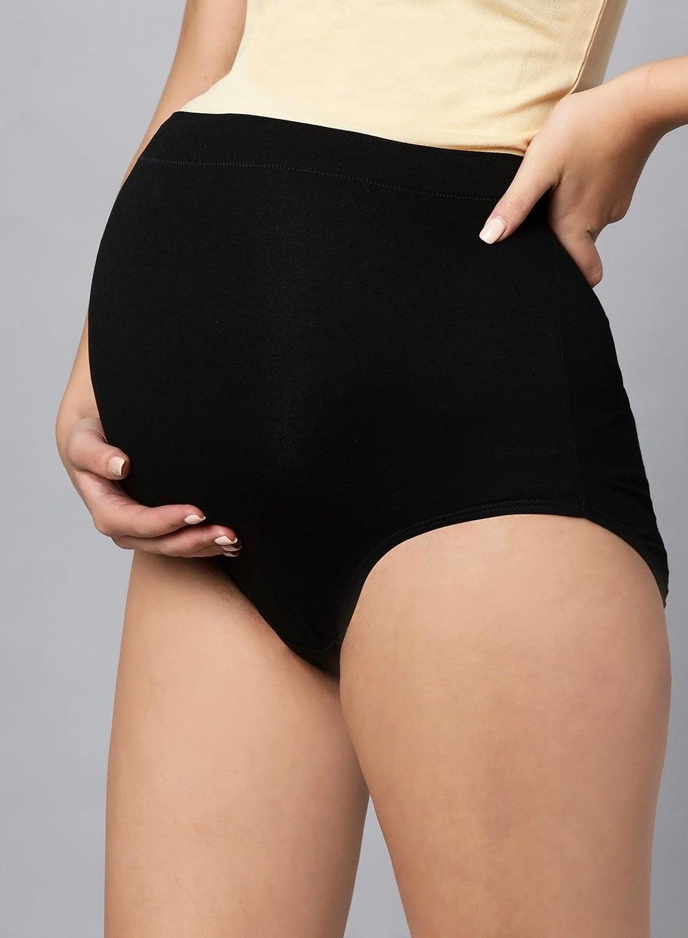 TUMMY Bamboo Cotton High-Waist Maternity Knickers - Image 1