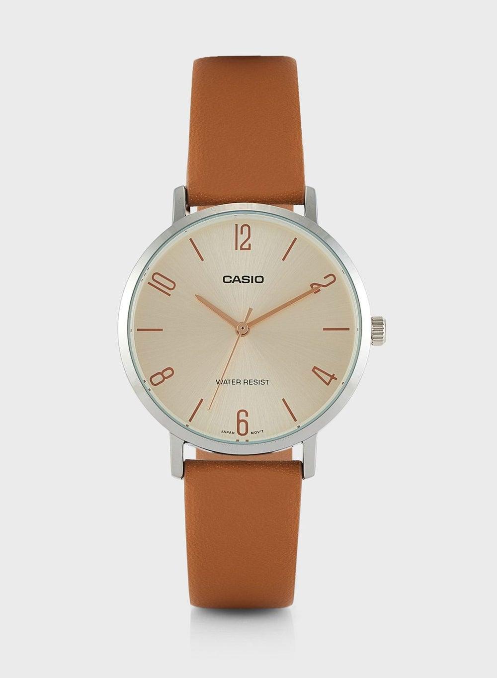 Casio Classic PU Strap Analog Watch - Image 1