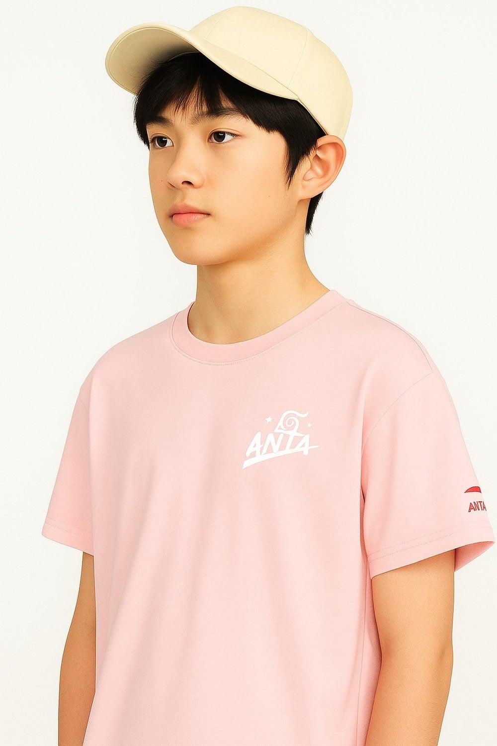 Kids 100% Cotton Naruto Spirit Graphic T-Shirt - Image 1