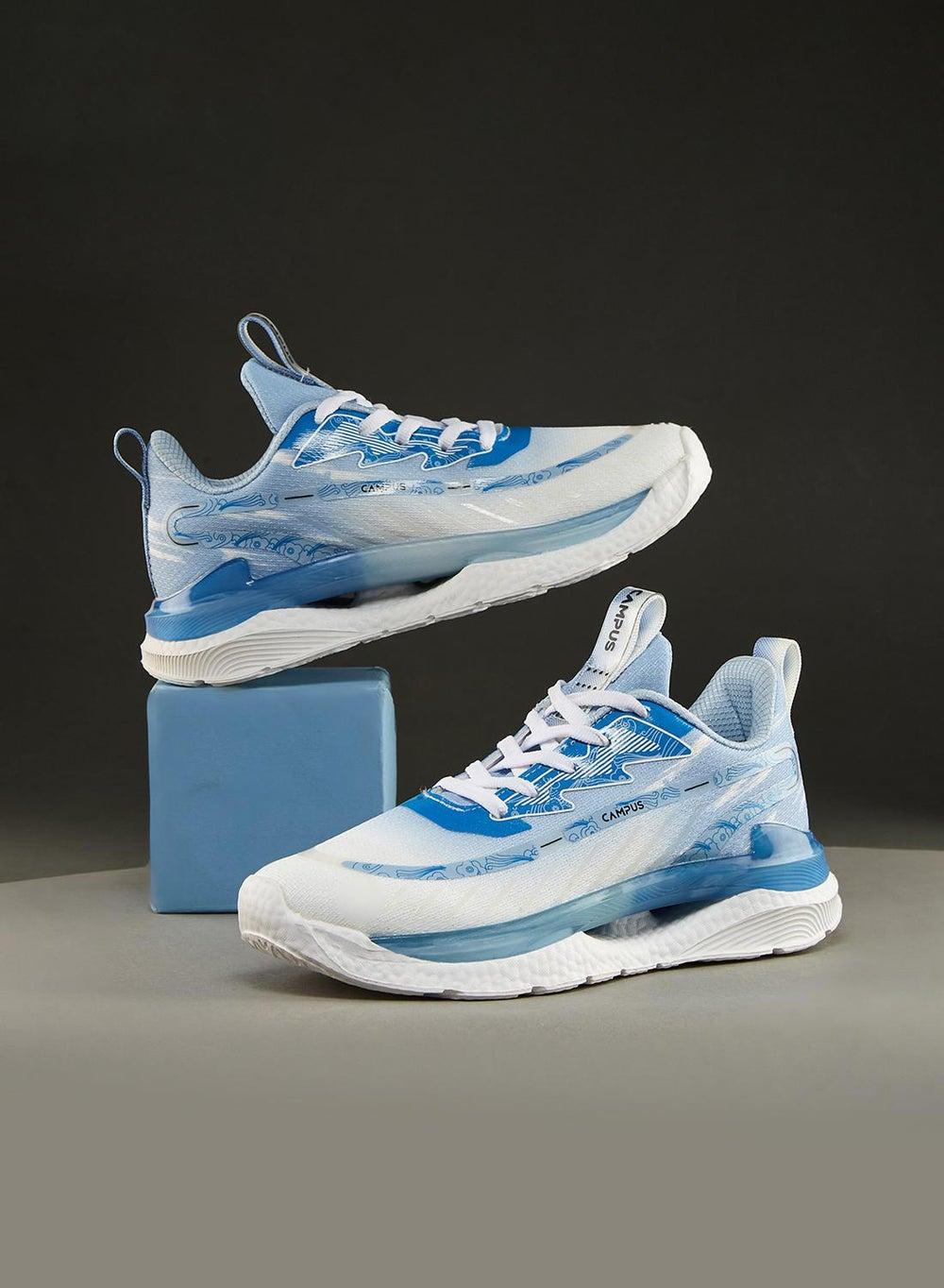 Kids White Low-Top Sneakers VETTI Light Sky - Image 1