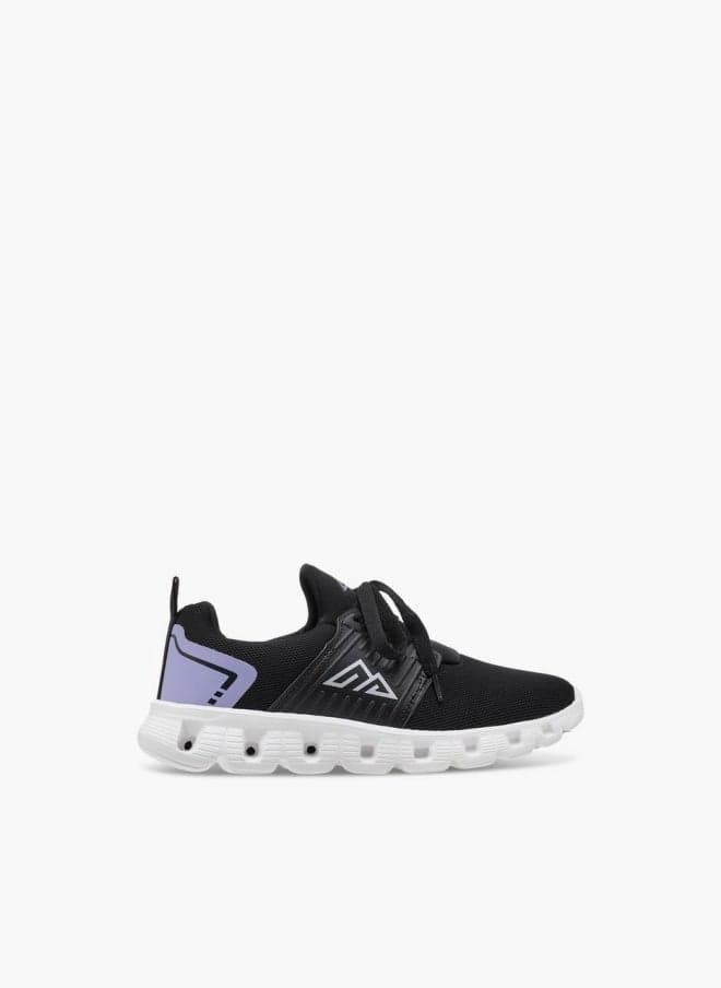 Girls Logo Detail Lace-Up Sports Shoes - Image 1