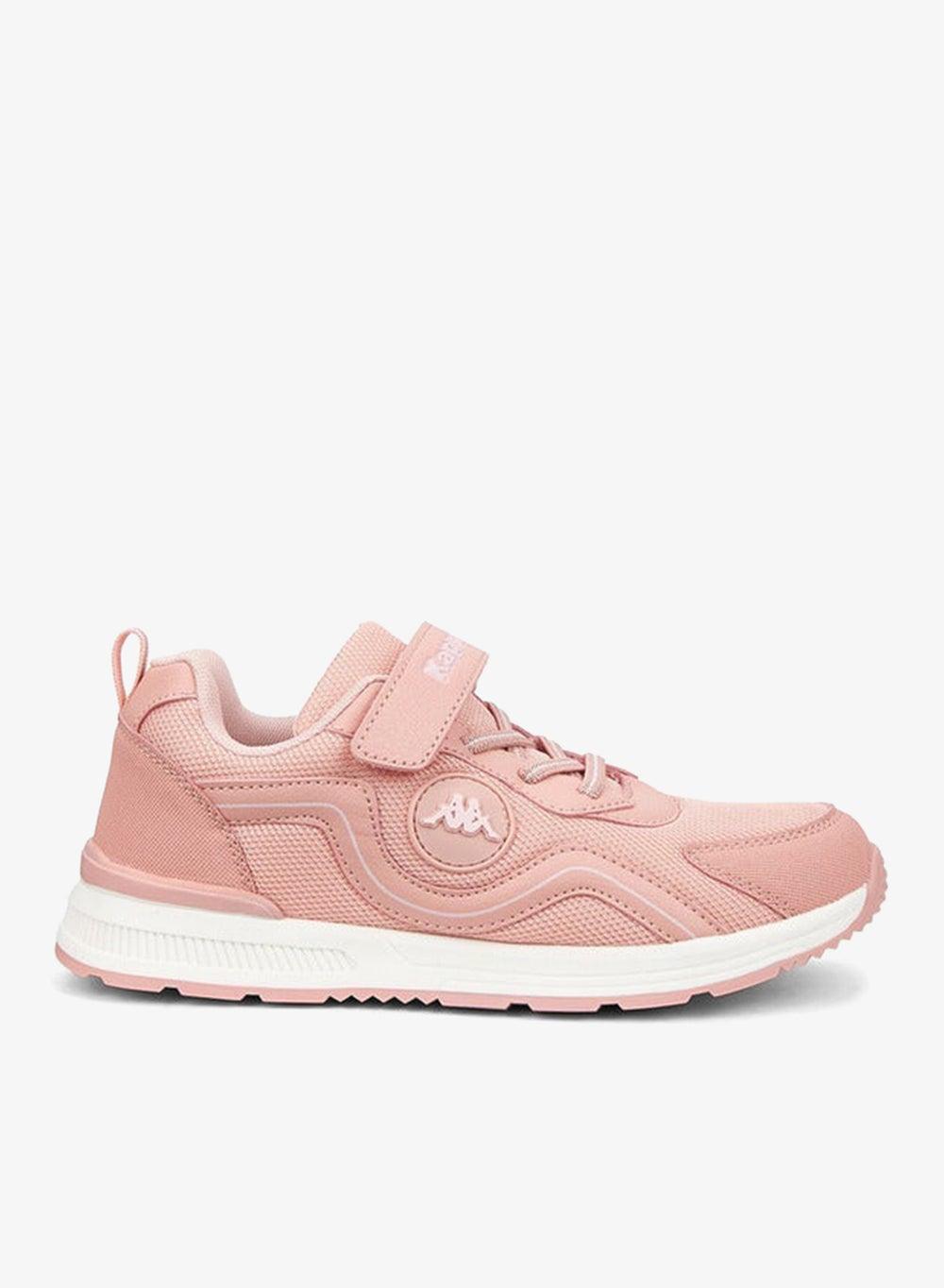 Girls' Panelled Sports Sneakers with Hook and Loop - Image 1