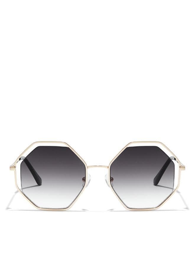 BlackOut INESSA Geometric Full Rim Women’s Sunglasses - Image 1