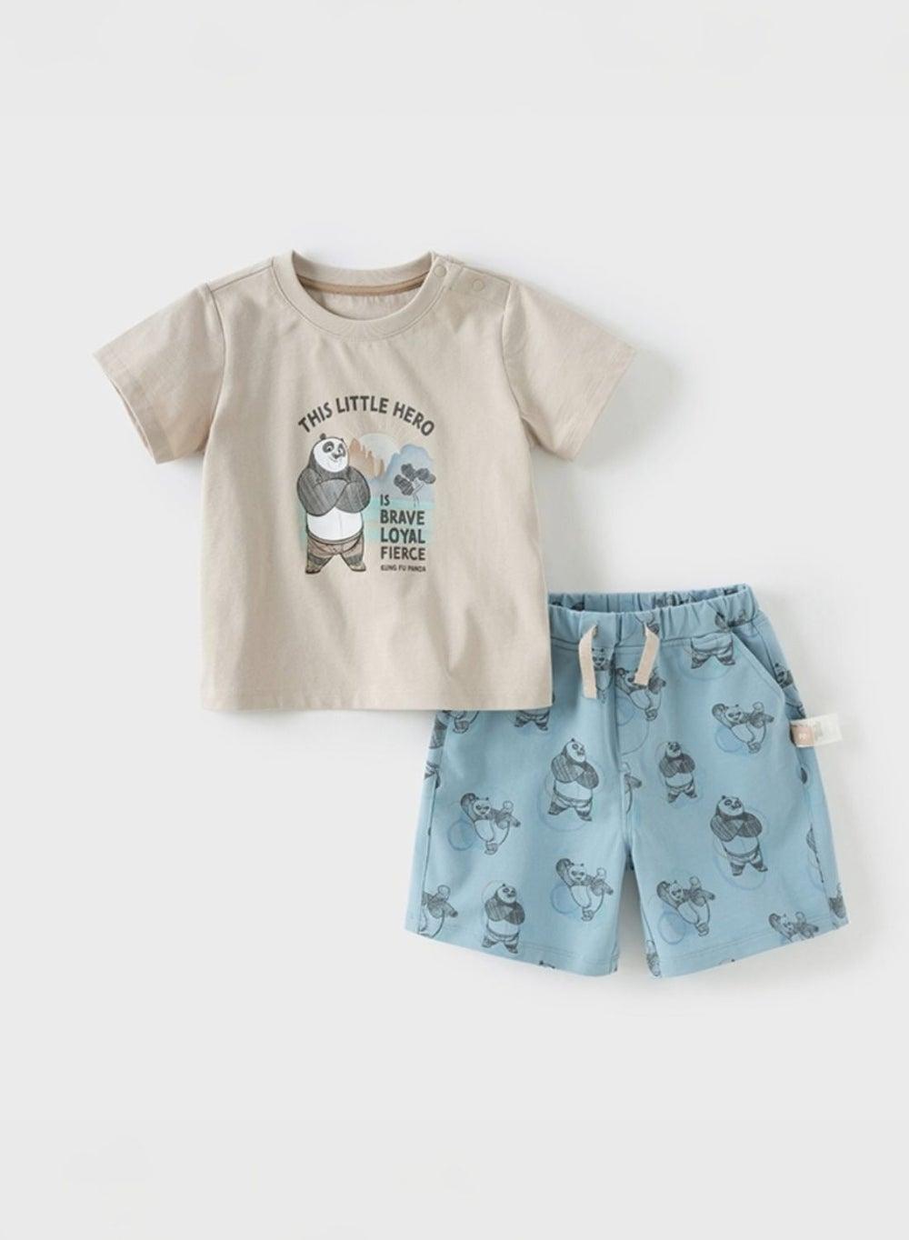 Kung Fu Panda Short Set – Little Hero Outfit - Image 1