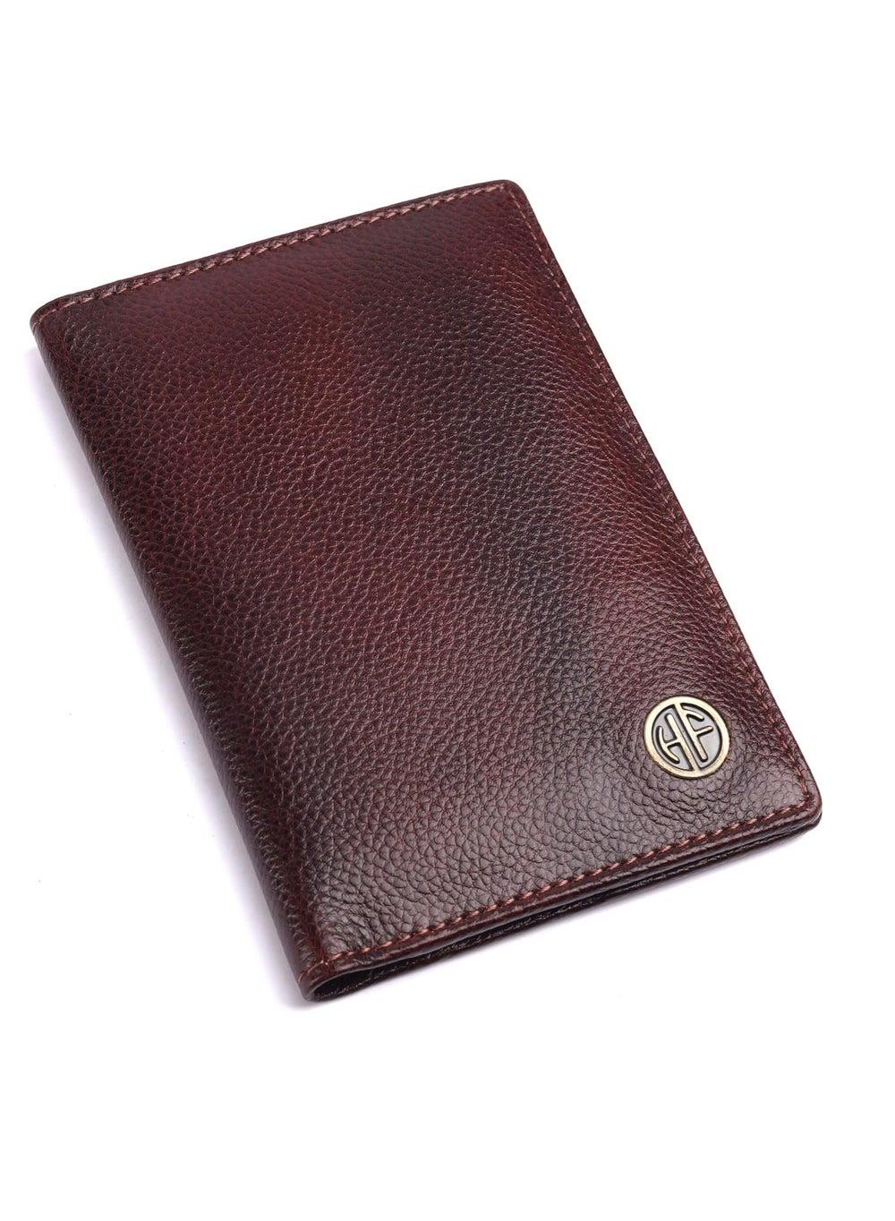 RFID Genuine Leather Passport Cover – Flycatcher Edition - Image 1
