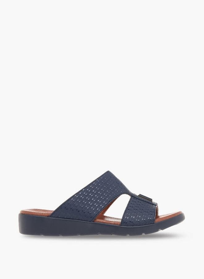 Boys Textured Slip-On Arabic Sandals Ramadan Edition - Image 1