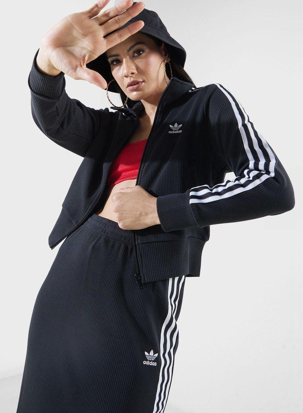adidas Slim Fit Doubleknit Knit Top with Pockets - Image 1