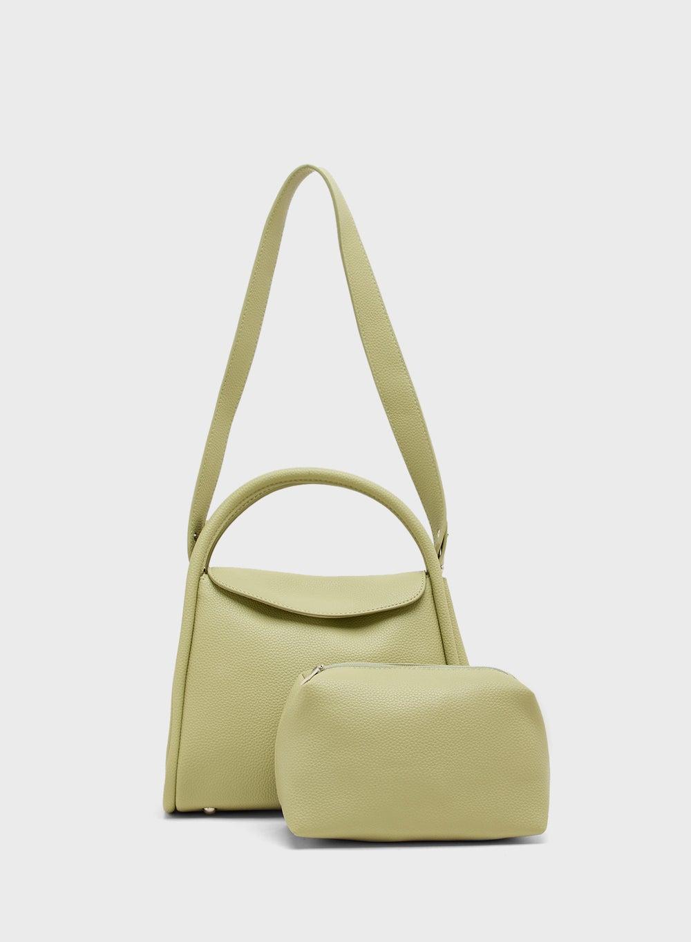 Elegant Top Handle Crossbody Bag with Adjustable Strap - Image 1