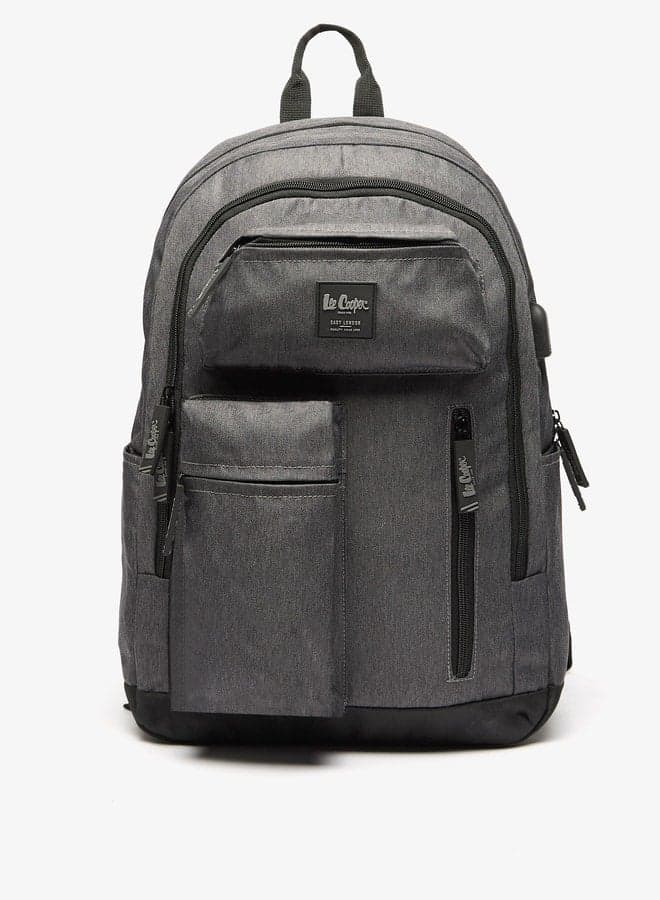 Boys Solid Backpack 32x15x47 cm Adjustable Zip - Image 1
