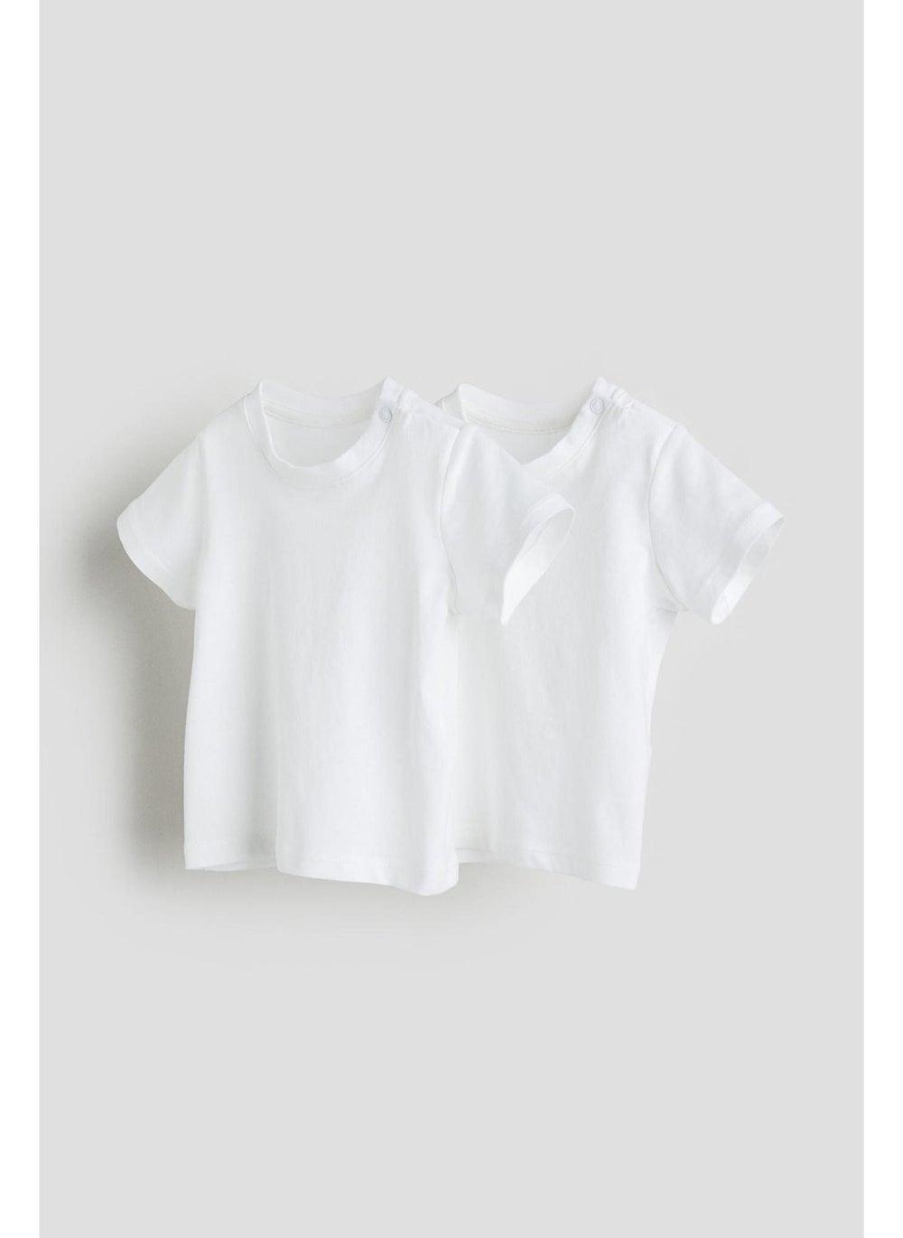 2-Pack Soft Cotton Baby T-Shirts - Image 1