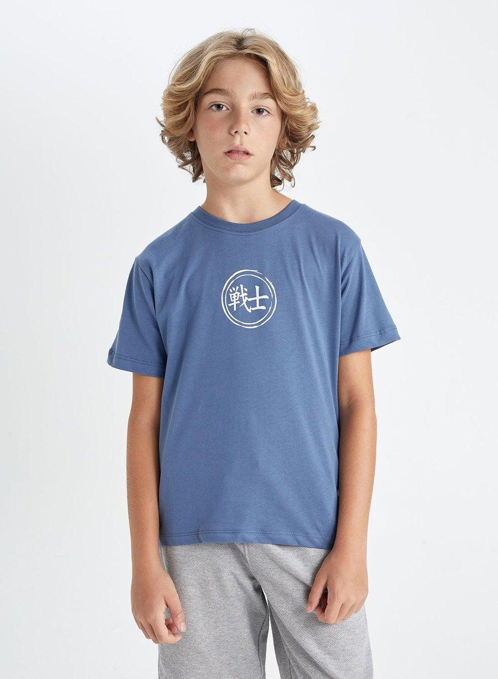 Classic Cotton Printed Round Neck T-Shirt - Image 1