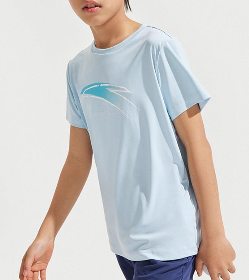COMPREHENSIVE TRAINING Boys Blue Short T-Shirt - Image 1